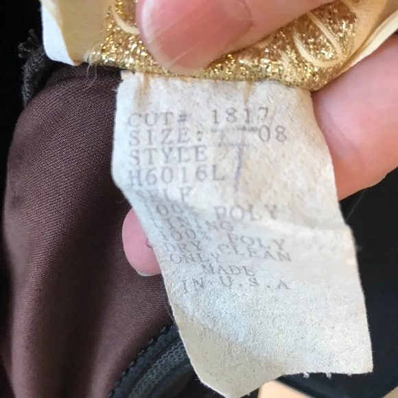 Tadashi Shoji Cache’ Evening Dress Sz 8 - Picture 9 of 11